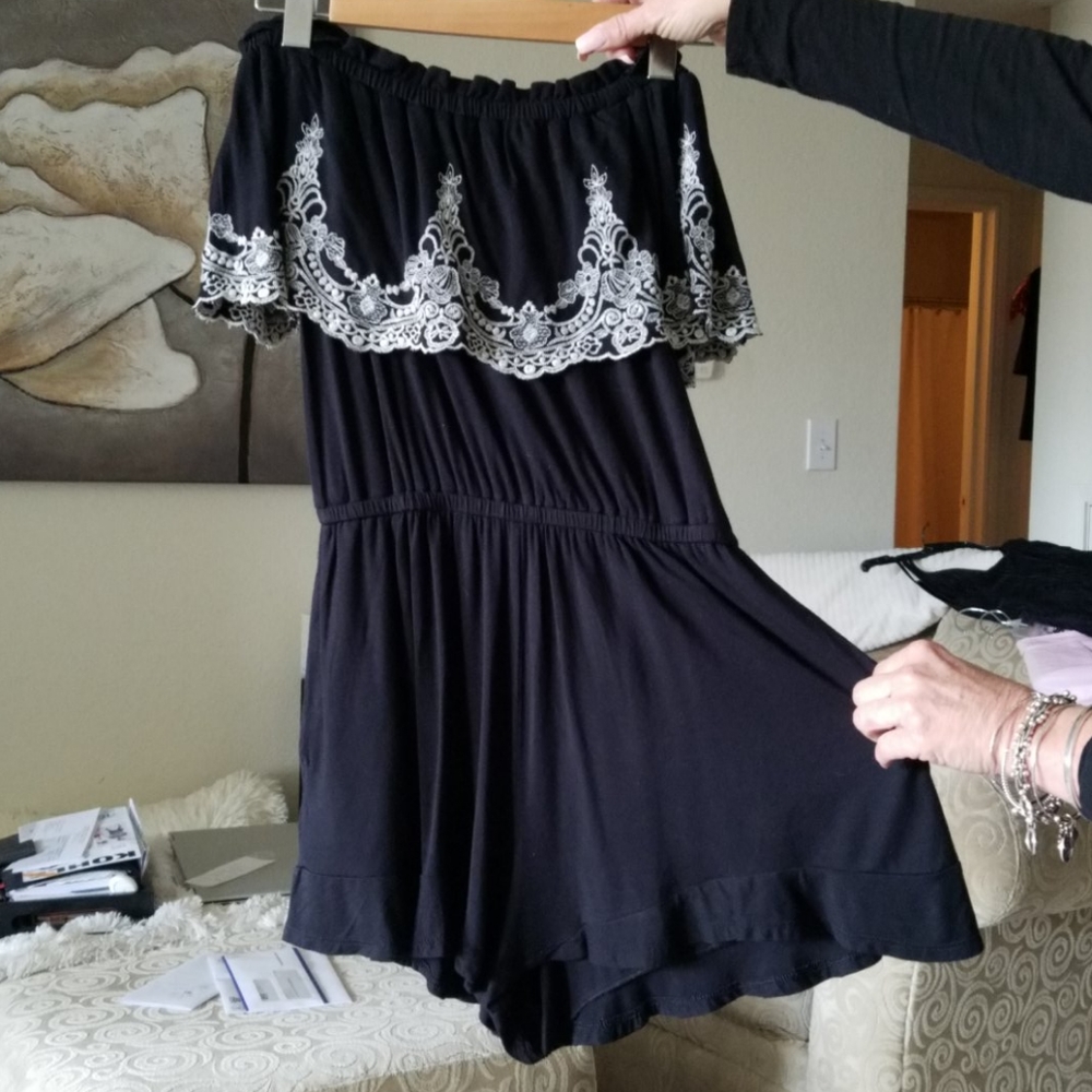 Off the shoulder romper